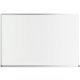 Lorell Aluminum Frame Dry-erase Board - 48" (4 ft) Width x 36" (3 ft) Height - White Melamine Surface - White Aluminum Frame - R