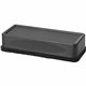 Lorell Cloth Dry-erase Board Eraser - 2.19" Width x 5.19" Length - Black - Nonwoven, Plastic - 1Each