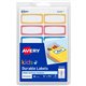 Avery Kids Gear Durable Labels - Permanent Adhesive - Rectangle - Laser, Inkjet - Assorted, Blue, Orange, Yellow - Film - 12 / S