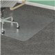 Lorell Rectangular Medium Pile Chairmat - Carpeted Floor - 60" Length x 46" Width x 0.13" Thickness - Rectangular - Vinyl - Clea