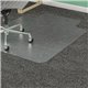 Lorell PlushMat Wide Lip Chairmat - 60" Length x 46" Width x 0.13" Thickness - Lip Size 12" Length x 25" Width - Rectangular - V