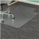 Lorell PlushMat Standard Lip Chairmat - 48" Length x 36" Width x 0.13" Thickness - Lip Size 10" Length x 19" Width - Vinyl - Cle