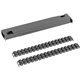 Lorell Beam & Cable Management Spine - Cable Management Spine - Black - 1 - 51.20" Length - Acrylonitrile Butadiene Styrene (ABS