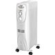Lorell 1500 Watt 3-Setting Oil Filled Heater - Oil Filled - Electric - 1500 W - 3 x Heat Settings - White