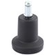 Lorell Bell Glides - Black - Metal, Nylon - 5 / Set