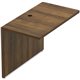 Lorell Chateau Series Walnut Laminate Desking - 41.4" x 23.6"30" Bridge, 1.5" Top - Reeded Edge - Material: P2 Particleboard - F