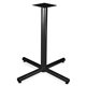 Lorell Hospitality Table Bistro-Height X-leg Table Base - Black X-shaped Base - 40.75" Height x 36" Width - Assembly Required - 