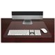 Lorell Matte-finish Rectangular Desk Pads - Rectangular - 24" Width x 19" Depth - Polyvinyl Chloride (PVC) - Matte