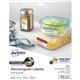 Avery Dissolvable Rectangle Labels - 1 1/4" Width x 2 3/8" Length - Rectangle - Laser, Inkjet - White - Paper - 18 / Sheet - 5 T