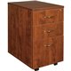 Lorell Essentials Pedestal - 3-Drawer - 15.8" x 22" x 1" x 28.4" - 3 x Box, File Drawer(s) - Finish: Cherry, Laminate - Leveling