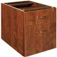 Lorell Essentials Pedestal - 2-Drawer - 15.5" x 21.9" x 18.9" - 2 x Box, File Drawer(s) - Double Pedestal - Finish: Cherry, Lami