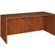 Lorell Essentials Credenza Shell - 59" x 23.6" x 29.5" - Finish: Cherry, Laminate - Grommet
