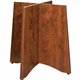Lorell Essentials Table Base - 24" x 48" x 29" - Finish: Cherry, Laminate