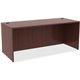 Lorell Essentials Series Desk - 72" x 30"29.5" Desk, 0.1" Edge - Material: Laminate - Finish: Mahogany