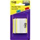 Post-it Durable Tabs - Blank Tab(s) - 1.50" Tab Height x 2" Tab Width - Yellow Tab(s) - Tear Resistant, Wear Resistant - 50 / Pa