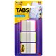 Post-it Durable Tabs - 66 Write-on Tab(s) - 1.50" Tab Height - Pink, Green, Orange Tab(s) - Repositionable - 66 / Pack