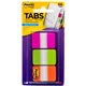 Post-it Durable Tabs - 1.50" Tab Height x 1" Tab Width - Removable - Pink, Purple, Orange, Semi-transparent Tab(s) - Wear Resist