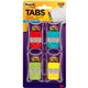 Post-it Tabs - 100 Write-on Tab(s) - 1" Tab Height x 1.50" Tab Width - Red, Blue, Green, Yellow Tab(s) - Tear Resistant, Wear Re
