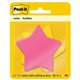 Post-it Super Sticky Die-Cut Notes - 150 - 3" x 3" - Star - 75 Sheets per Pad - Unruled - Yellow, Pink - Self-adhesive - 2 / Pac