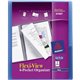 Avery 47697 Letter Organizer Folder - Letter - 8.5" x 11" - 150 Sheet - 24 / Carton - Light Blue, Light Gray