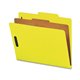 Nature Saver Letter Recycled Classification Folder - 8 1/2" - 2" Expansion - 2" Fastener Capacity for Folder - Top Tab Location 