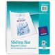 Avery Report Cover - 1/8" Folder Capacity - 20 Sheet Capacity - Poly - White, Clear - 50 / Box