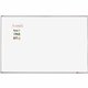 Quartet Porcelain Magenetic Whiteboard - 36" (3 ft) Width x 48" (4 ft) Height - White Porcelain Surface - Silver Aluminum Frame 