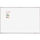 Quartet Porcelain Magenetic Whiteboard - 96" (8 ft) Width x 48" (4 ft) Height - White Porcelain Surface - Silver Aluminum Frame 