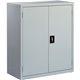 Lorell Fortress Series Storage Cabinets - 18" x 36" x 42" - 3 x Shelf(ves) - Recessed Locking Handle, Hinged Door, Durable, Stur