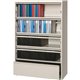 Lorell Receding Lateral File with Roll Out Shelves - 5-Drawer - 42" x 18.6" x 68.8" - 5 x Drawer(s) for File - Legal, Letter, A4