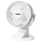 Lorell USB Personal Fan - 127 mm Diameter - 2 Speed - Breeze Mode, Quiet, Adjustable Tilt Head - 7.7" Height x 5.8" Width - Whit