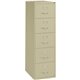 Lorell Commercial Grade Vertical File Cabinet - 5-Drawer - 18" x 26.5" x 61" - 5 x Drawer(s) for File - Legal - Vertical - Ball-