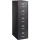 Lorell Commercial Grade Vertical File Cabinet - 5-Drawer - 18" x 26.5" x 61" - 5 x Drawer(s) for File - Legal - Vertical - Heavy