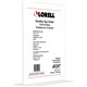 Lorell T-base Standing Sign Holder - Support 8.50" x 11" Media - Acrylic - 2 / Pack - Clear