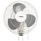 Lorell Pull-chain Wall Mounting 3-speed Fan - 16" Diameter - 3 Speed - Adjustable Tilt Head, Oscillating - 18.5" Height x 9.3" W