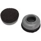 Lorell Slip Over Floor Savers - Gray - Vinyl - 8/Pack