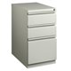 Lorell Mobile File Pedestal - 3-Drawer - 15" x 22.9" x 27.8" - 3 x Drawer(s) for Box, File - Letter - Vertical - Ball-bearing Su