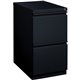 Lorell Mobile File Pedestal - 15" x 22.9" x 27.8" - Letter - Vertical - Recessed Handle, Ball-bearing Suspension, Security Lock 
