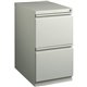 Lorell Mobile File Pedestal - 2-Drawer - 15" x 22.9" x 27.8" - 2 x Drawer(s) for File - Letter - Vertical - Ball-bearing Suspens