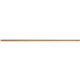 Lorell Cork Strip Bulletin Bar - 36" Width - Cork Surface - Self-healing, Fade Resistant, Self-sealing - Anodized Aluminum Frame
