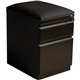Lorell Mobile Pedestal File with Seating - 2-Drawer - 15" x 19.9" x 23.8" - 2 x Drawer(s) for Box, File - Letter - 305.50 lb Loa