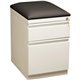 Lorell Mobile Pedestal File with Seating - 2-Drawer - 15" x 19.9" x 23.8" - 2 x Drawer(s) for File, Box - Letter - 305.50 lb Loa