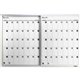 Lorell Magnetic Dry-Erase Calendar Board - 36" (3 ft) Width x 24" (2 ft) Height - Frost Surface - Rectangle - Magnetic - Stain R