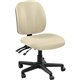 Lorell Mid-back Armless Task Chair - Fabric Seat - Fabric Back - Mid Back - 5-star Base - Beige, Buff - Nylon - 1 Each