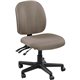 Lorell Mid-back Armless Task Chair - Fabric Seat - Fabric Back - Mid Back - 5-star Base - Brown, Stratus - 1 Each