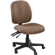 Lorell Mid-back Task Chair without Arms - Malted Fabric Seat - Fabric Back - 5-star Base - 1 Each