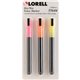 Lorell Dry/Wet Erase Marker - Assorted - 3 / Pack