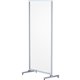 Lorell Full Protective Glass Screen - 36" Width x 0.3" Depth x 78" Height - 1 Each - Clear - Tempered Glass, Aluminum