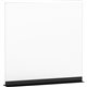 Lorell Social Distancing Barrier - 30" Width x 0.1" Depth x 28" Height - 1 Each - Clear - Acrylic