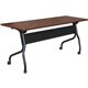 Lorell Cherry Flip Top Training Table - For - Table TopRectangle Top - Four Leg Base - 4 Legs x 72" Table Top Width x 23.60" Tab